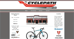 Desktop Screenshot of cyclepathbrampton.ca